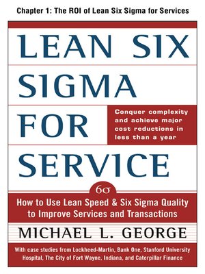 cover image of The ROI of Lean Six Sigma for Services